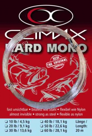 Повідковий матеріал Climax Hard Mono 20m ― Офіційний представник Sportex