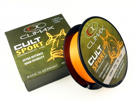 Волосінь CLIMAX CULT CARP SPORT orange ― Офіційний представник Sportex