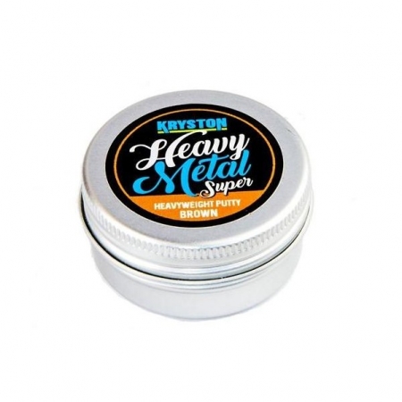 М'який свинець KRYSTON Heavy Metal Super Heavyweight Putty 20 g, brown ― Офіційний представник Sportex