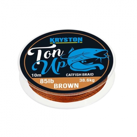 Повідковий матеріал KRYSTON Ton Up Catfish Braid 85 lb, 10 м ― Офіційний представник Sportex