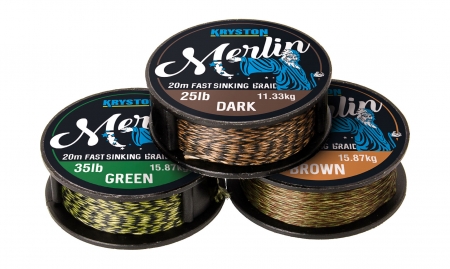 Повідковий матеріал KRYSTON Merlin Fast Sinking Supple Braid ― Офіційний представник Sportex