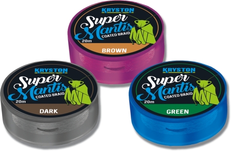 Повідковий матеріал KRYSTON Super Mantis Coated Braid ― Офіційний представник Sportex