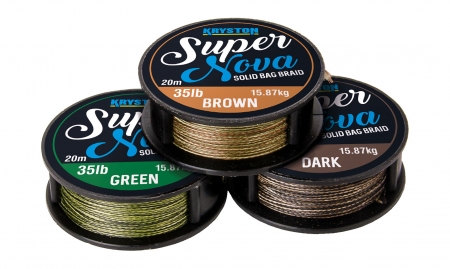 Повідковий матеріал KRYSTON Super Nova Solid Bag Supple Braid ― Офіційний представник Sportex