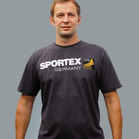 Футболка Sportex чорна ― Офіційний представник Sportex