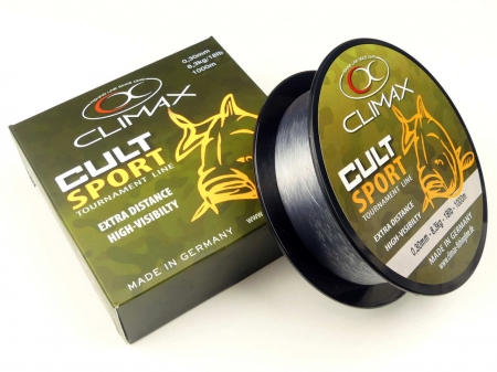 Волосінь CLIMAX CULT CARP SPORT grey ― Офіційний представник Sportex